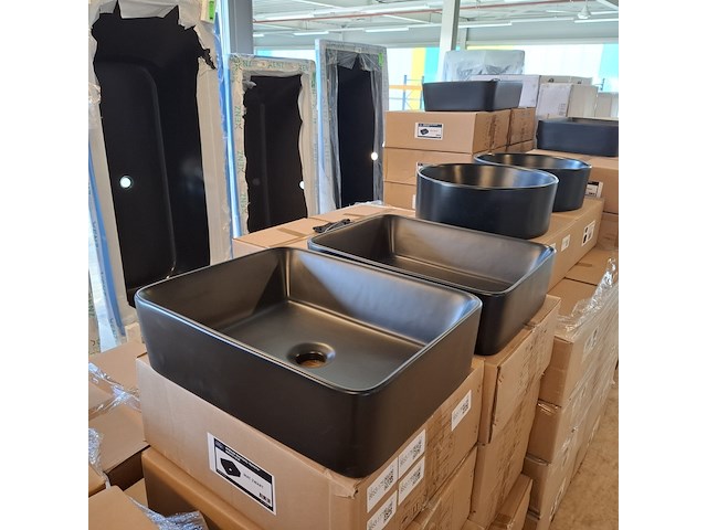 2x waskom best design, roveto, mat zwart - afbeelding 2 van  7