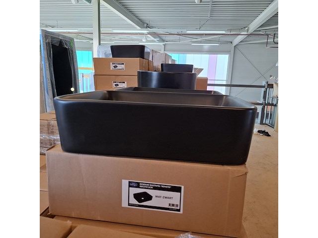 2x waskom best design, roveto, mat zwart - afbeelding 3 van  7