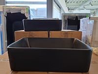2x waskom best design, roveto, mat zwart - afbeelding 1 van  6