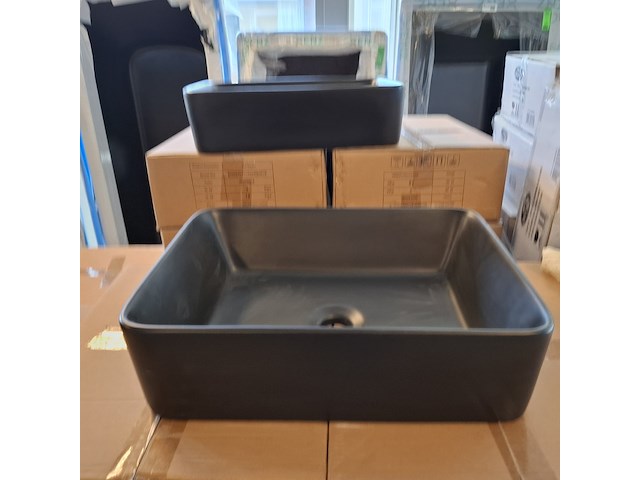 2x waskom best design, roveto, mat zwart - afbeelding 2 van  6