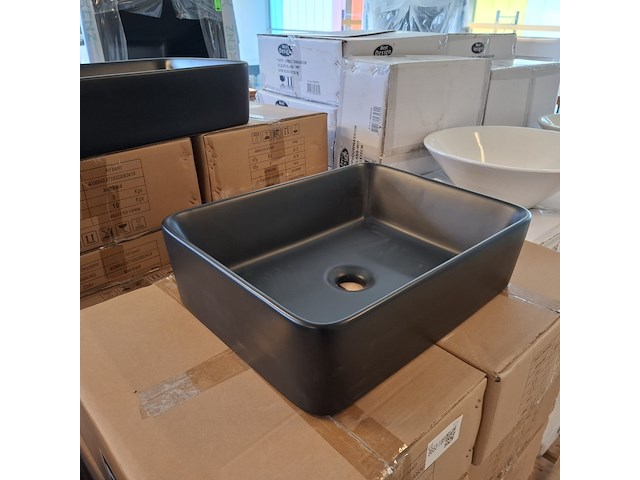 2x waskom best design, roveto, mat zwart - afbeelding 5 van  6