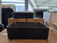 2x waskom best design, roveto, mat zwart - afbeelding 1 van  6