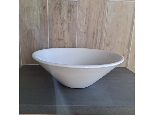 2x waskom best design, taps, glans wit - afbeelding 2 van  6
