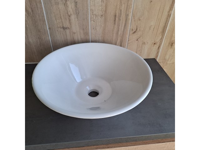 2x waskom best design, taps, glans wit - afbeelding 4 van  6