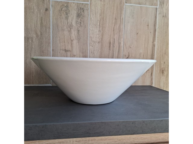 2x waskom best design, taps, glans wit - afbeelding 5 van  6