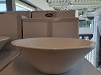 2x waskom best design, taps, glans wit - afbeelding 3 van  6