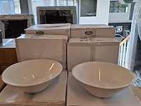 2x waskom best design, taps, glans wit - afbeelding 2 van  6