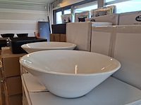 2x waskom best design, taps, glans wit - afbeelding 4 van  6