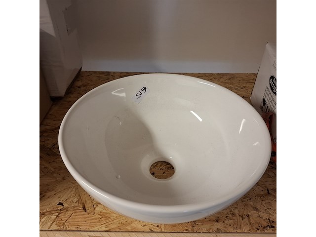 2x waskom glans wit - afbeelding 4 van  5