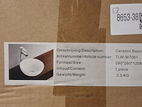 2x waskom glans wit - afbeelding 5 van  5