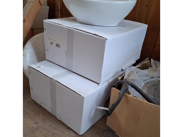 2x waskom, ovaal wit - afbeelding 4 van  5