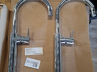 2x waskomkraan supergrif, serie t1, chroom - afbeelding 1 van  6