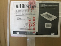 2x wastafel, allibert, v251583 | 80x49x19 cm, wit - afbeelding 3 van  3