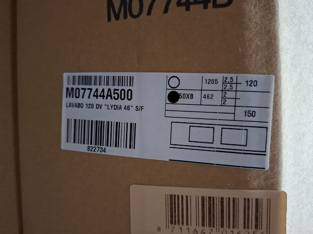 2x wastafel, mat wit - afbeelding 8 van  8