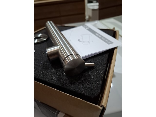 2x wastafelkraan beamtech, timeless, rvs geborsteld - afbeelding 4 van  5