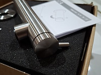 2x wastafelkraan beamtech, timeless, rvs geborsteld - afbeelding 4 van  5