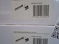 2x wastafelkraan, korver, inbouw, chroom - afbeelding 2 van  2