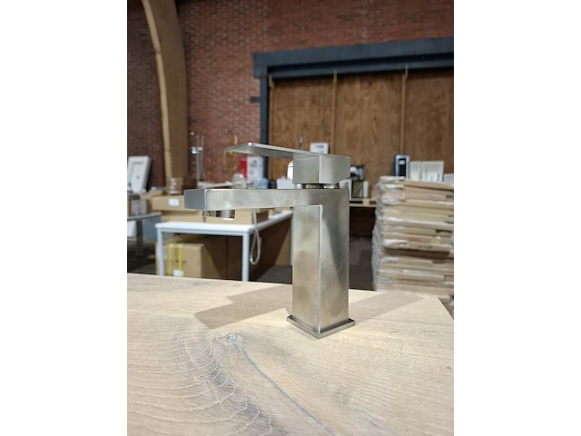 2x wastafelkraan rvs - afbeelding 2 van  5