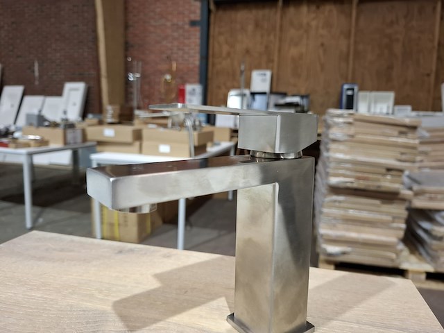 2x wastafelkraan rvs - afbeelding 3 van  5