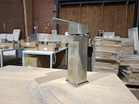 2x wastafelkraan rvs - afbeelding 4 van  5