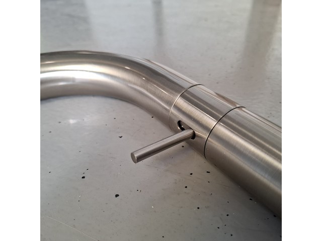 2x wastafelkraan supergrif, d38, geborsteld nickel - afbeelding 5 van  6