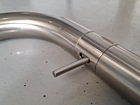 2x wastafelkraan supergrif, d38, geborsteld nickel - afbeelding 5 van  6