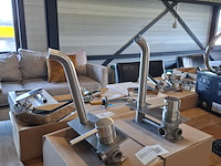 2x wastafelkraan ta design, rvs geborsteld - afbeelding 1 van  8