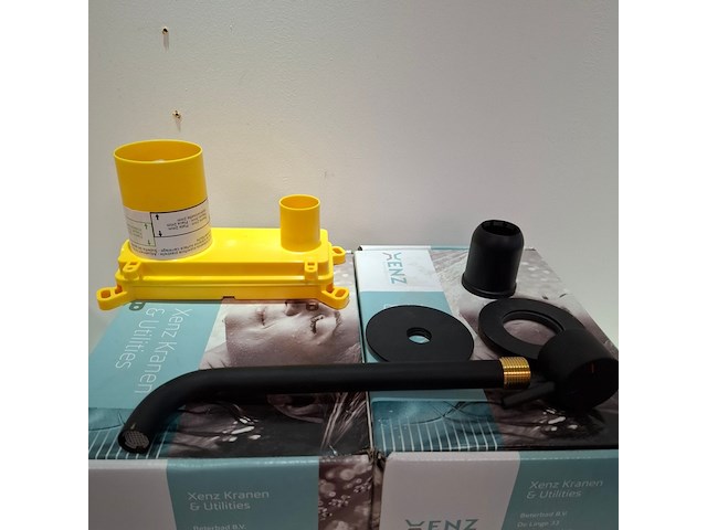 2x wastafelkraan xenz, duero plus, mat zwart - afbeelding 3 van  6