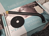 2x wastafelkraan, xenz, duero plus, mat zwart - afbeelding 6 van  7