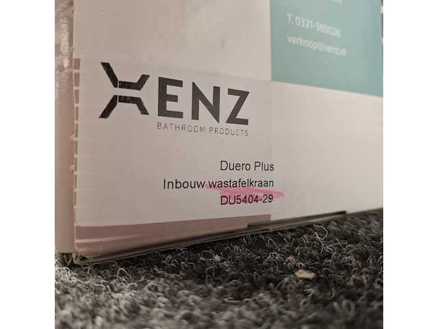 2x wastafelkraan, xenz, duero plus, mat zwart - afbeelding 7 van  7