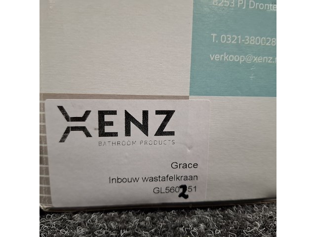 2x wastafelkraan, xenz, grace, chroom - afbeelding 7 van  7
