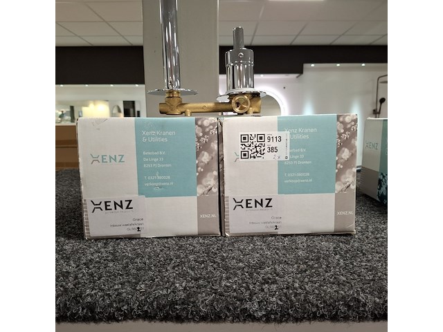 2x wastafelkraan, xenz, grace, chroom - afbeelding 6 van  7