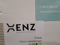 2x wastafelkraan, xenz, grace, grafiet geborsteld - afbeelding 8 van  8