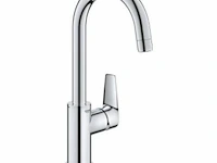 2x wastafelmengkraan grohe, bauedge l-size, chroom