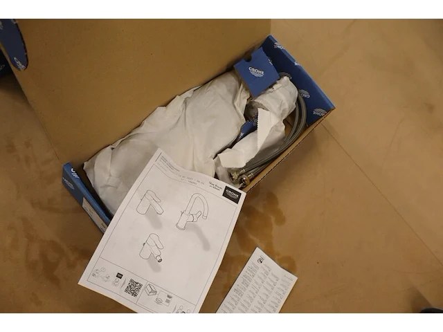 2x wastafelmengkraan grohe, bauedge l-size, chroom - afbeelding 3 van  7