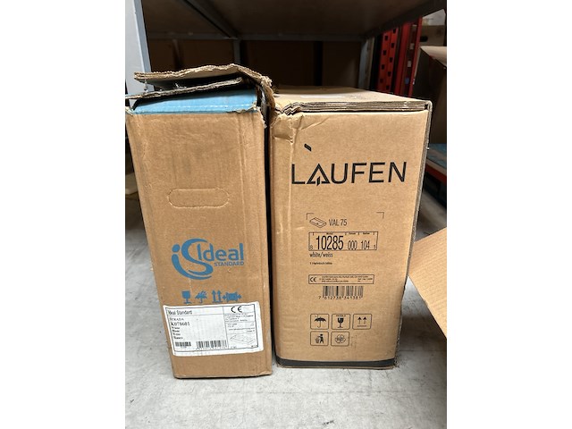 2x wastafels, ideal, laufen - afbeelding 1 van  3