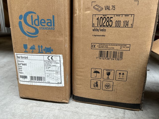 2x wastafels, ideal, laufen - afbeelding 3 van  3