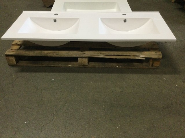 2x wastafels wit, verschillend aloni, beta80z, wit - afbeelding 2 van  4