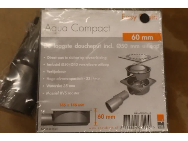 2x waterdichtingsset met doucheput schönox + easy drain - afbeelding 5 van  11
