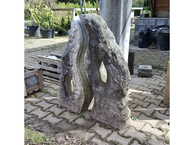 2x waterornament natuursteen - afbeelding 1 van  12