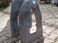 2x waterornament natuursteen - afbeelding 1 van  8