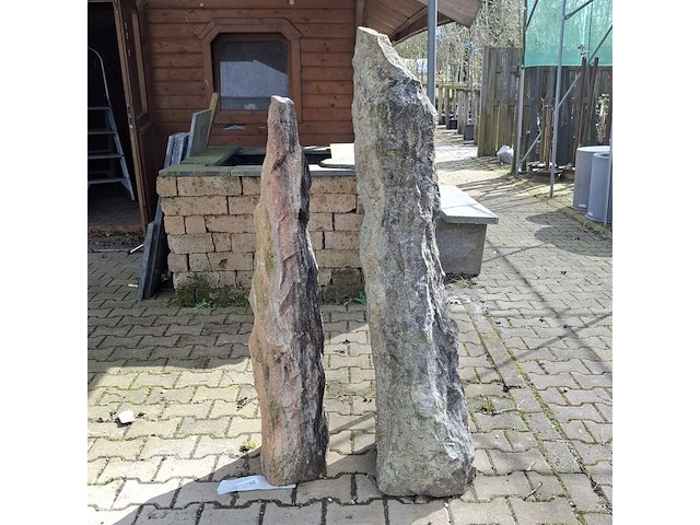 2x waterornament natuursteen - afbeelding 2 van  8