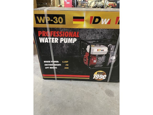 2x waterpomp idw wp30, idw, wd30, zwart - afbeelding 1 van  2