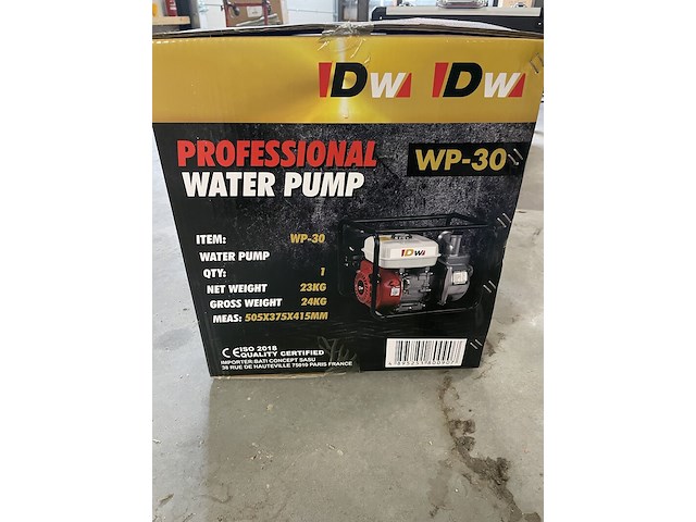 2x waterpomp idw wp30, idw, wd30, zwart - afbeelding 2 van  2