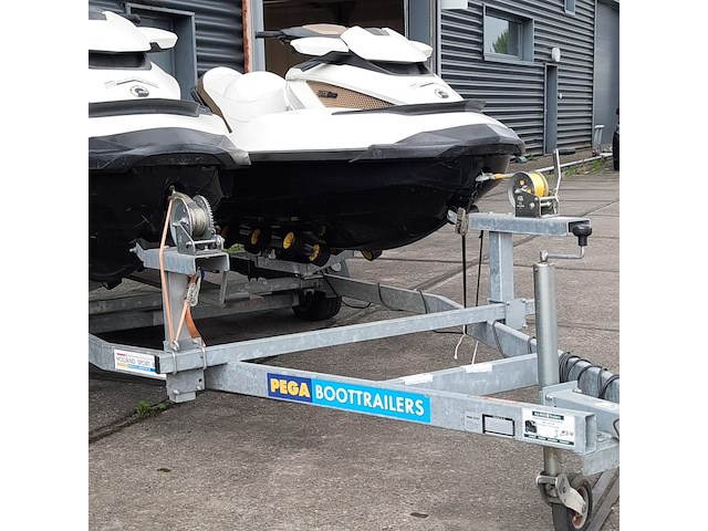 2x waterscooter op dubbele pega jd1350 stallingstrailer, seadoo, gtx limited - afbeelding 58 van  68