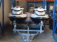 2x waterscooter op dubbele pega stallingstrailer, seadoo, gtx limited - afbeelding 52 van  56