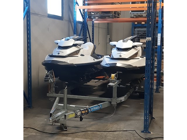 2x waterscooters op duo-trailer, seadoo, gtx limited 260 is - afbeelding 42 van  57