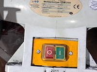 2x werkbankslijper op kolom, quantum, qsm 200 - afbeelding 5 van  8