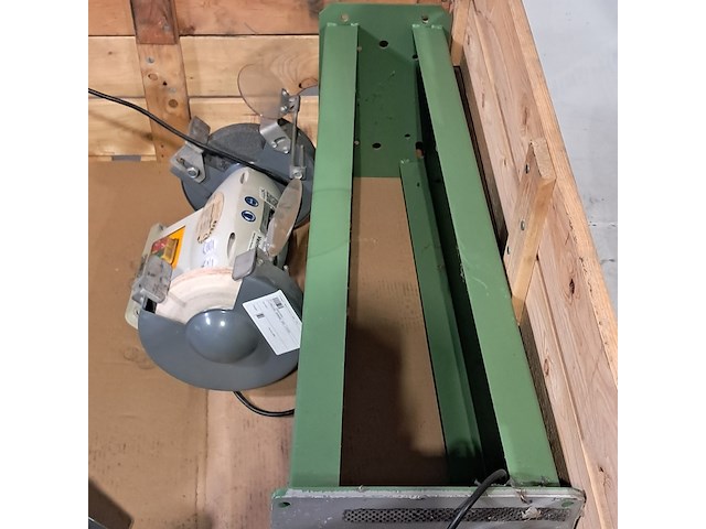 2x werkbankslijper op kolom, quantum, qsm 200 - afbeelding 7 van  8