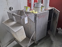 2x werkplaatkast met verrijdbare materiaalwagen - afbeelding 2 van  3